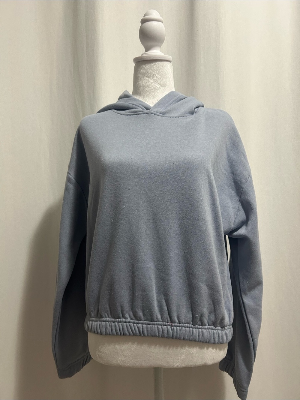 Forever 21 Powder Blue Hooded Sweatshirt